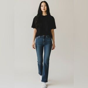 Mother The Hustler Ankle Heirloom High Rise Jean